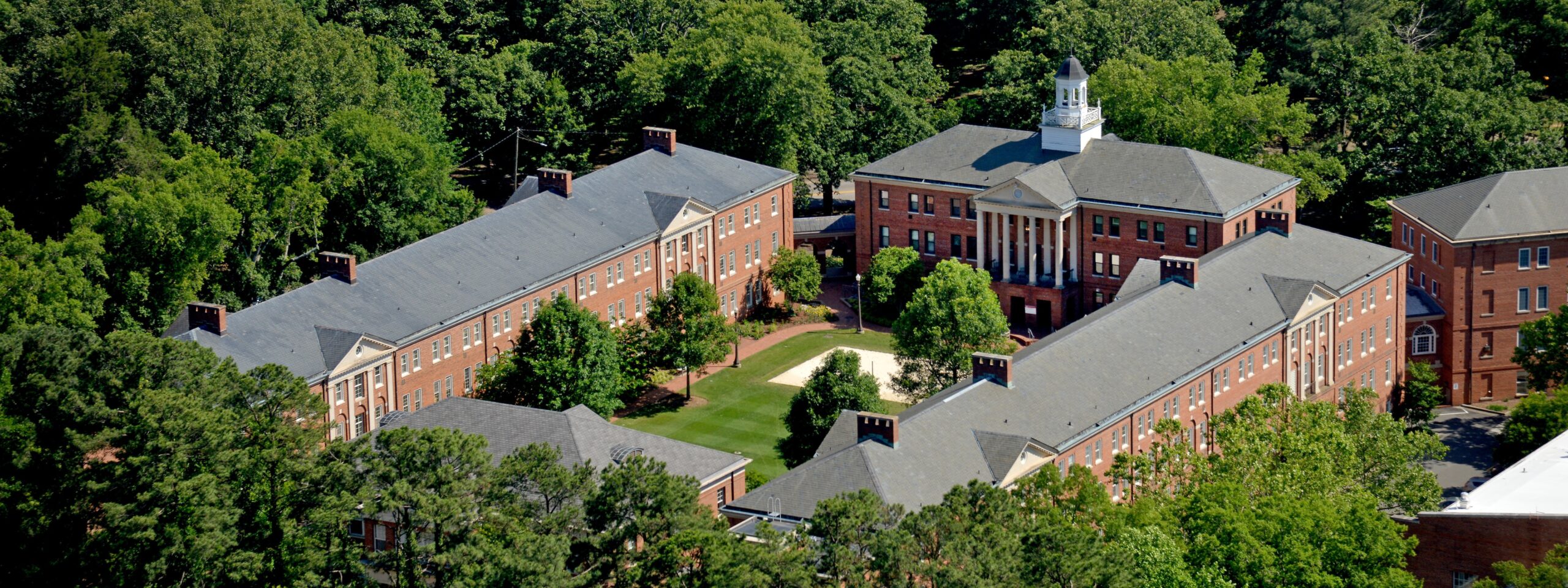 aerial view of the Honors village.